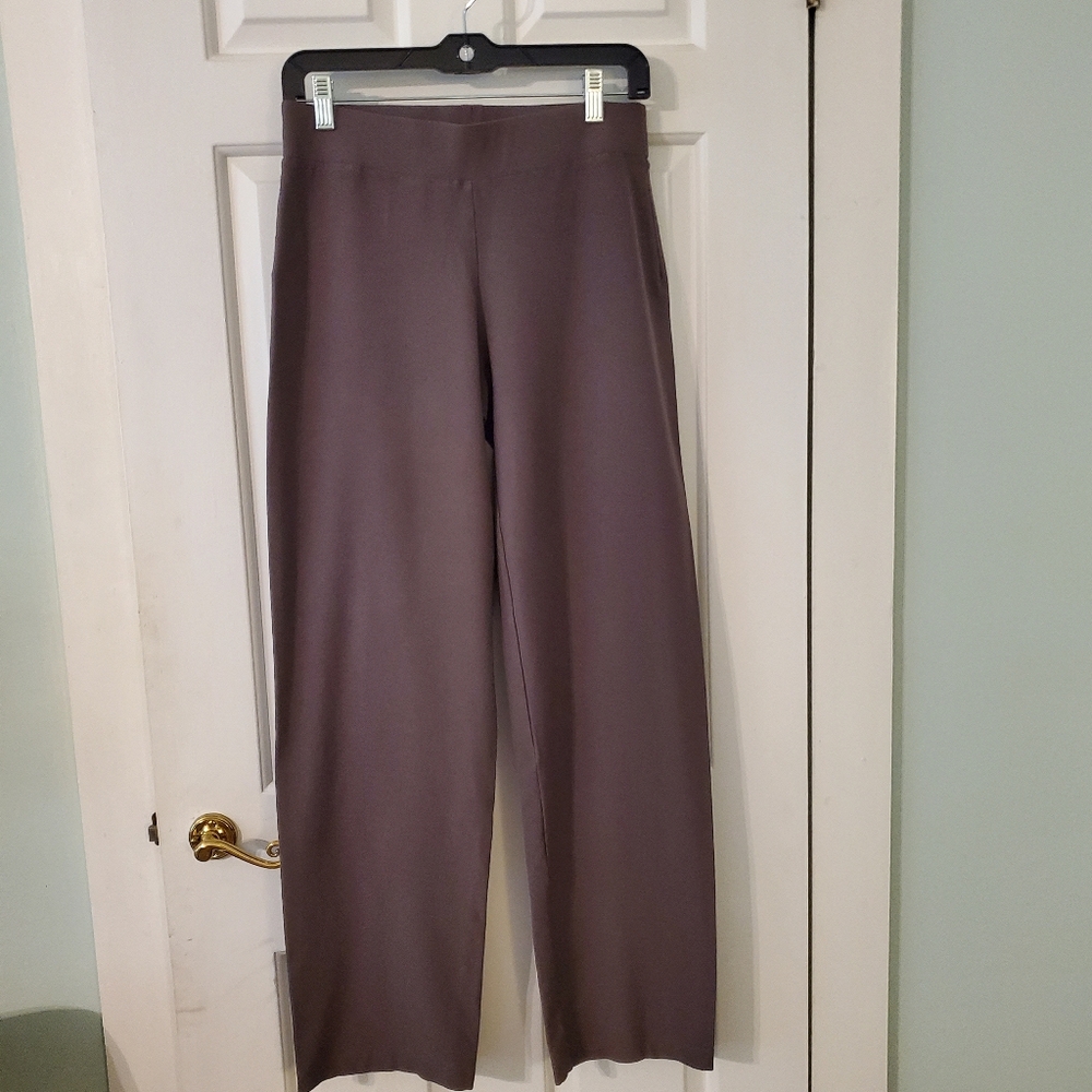 Eileen Fisher pull-on elastic waist pants